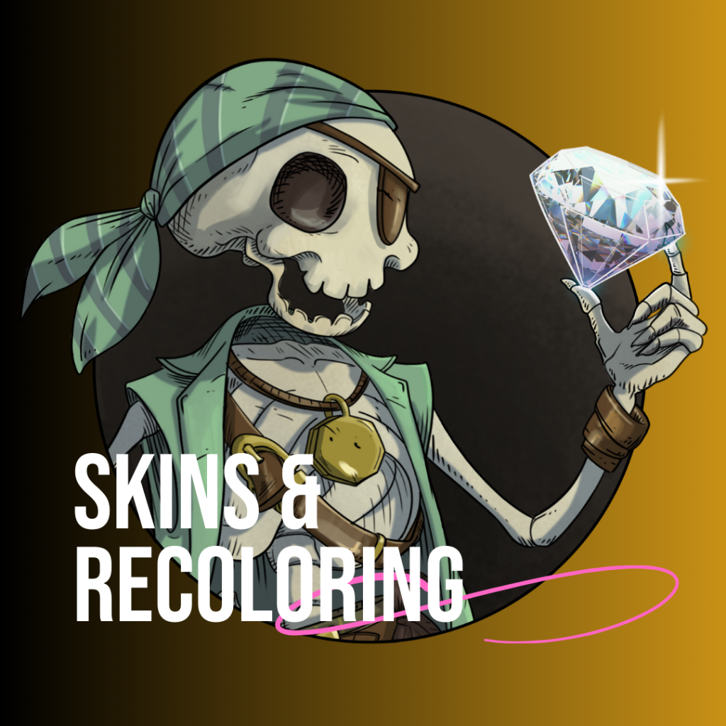 Skins & Recoloring - Art Game Outsourcing